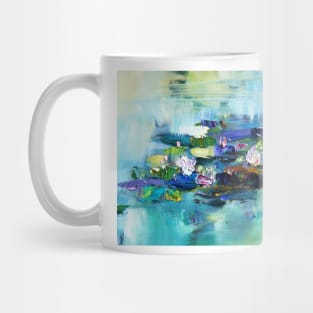 Lily Pond - morning - close up 1 Mug